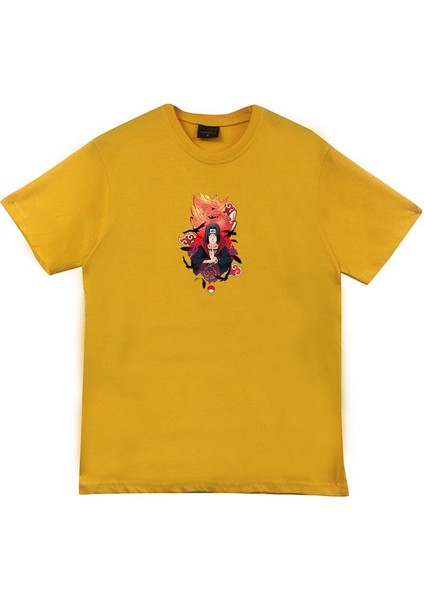 Itachi Uchika Anime Baskılı Tshirt