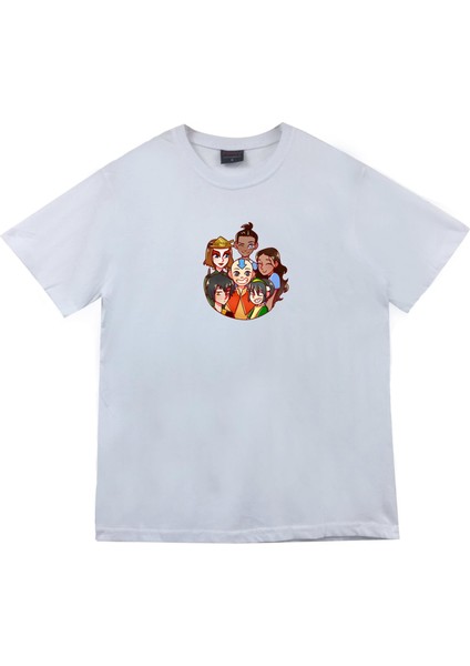 Avatar The Last Airbender Anime Baskılı Tshirt