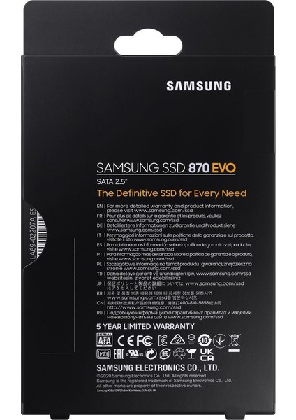 Evo 250GB 870 560-530MB SSD