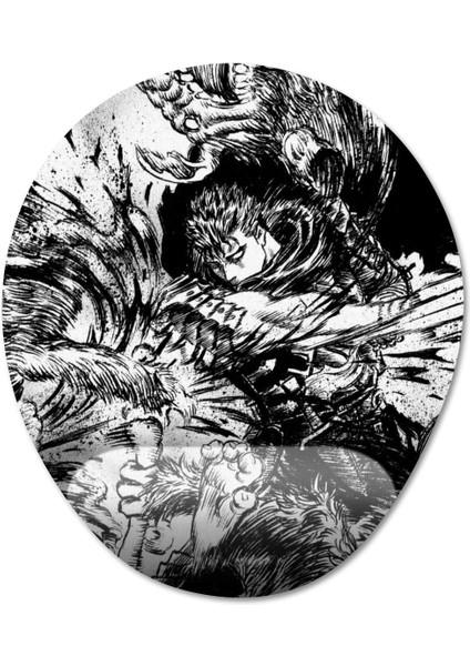 Berserk Bilek Destekli Mousepad Model - 1 Oval