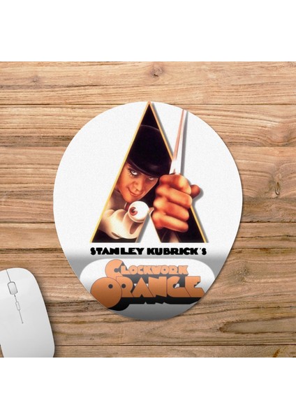 Otomatik Portakal Bilek Destekli Mousepad Model - 5 Oval