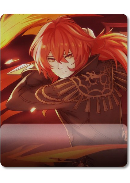 Diluc - Genshin Impact Bilek Destekli Mousepad Model - 2