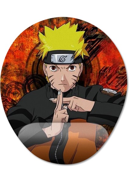 Naruto Bilek Destekli Mousepad Model - 3 Oval
