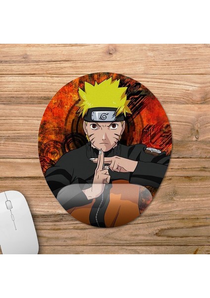 Naruto Bilek Destekli Mousepad Model - 3 Oval