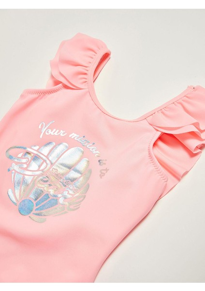 Varak Baskılı Kız Çocuk Mayo Db200722cm
