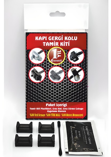 Honda Cr-V (Re) Kapı Gergi (Limitör) Tamir Kiti 2007-2012 (2 Kapı Set)