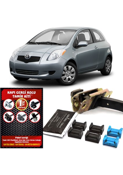 Toyota Yaris Kapı Gergi (Limitör) Tamir Kiti 2003-2014 (2 Kapı Set)