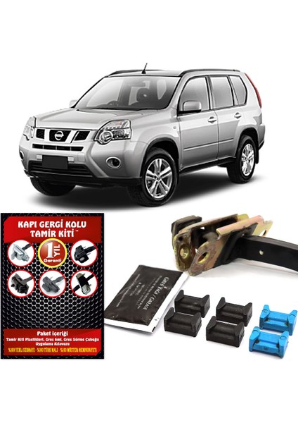 Nissan X-Trail Kapı Gergi (Limitör) Tamir Kiti 2 Kapı Set 2007-2014