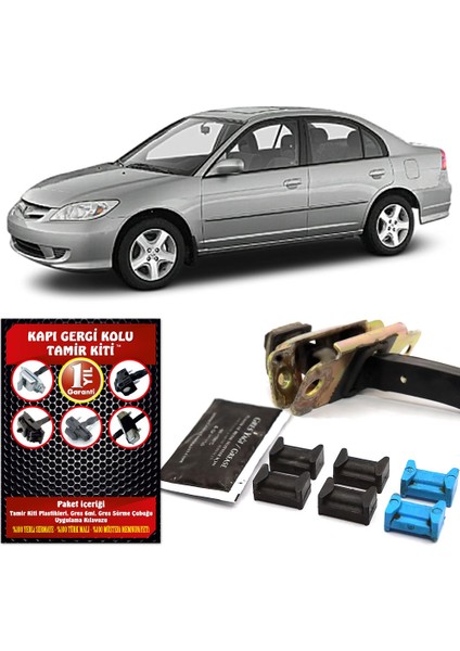 Honda Civic Ls Es Kapı Gergi (Limitör) Tamir Kiti 2000-2007 (2 Kapı Set)