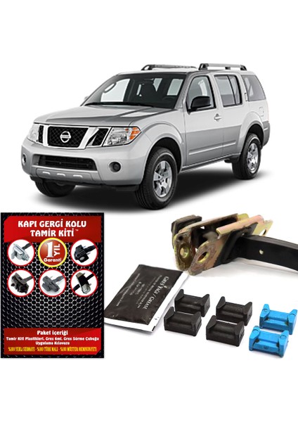 Nissan Pathfinder Kapı Gergi (Limitör) Tamir Kiti 2005-2010 (2 Kapı Set)