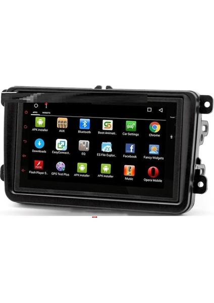 Volkswagen Passat Jetta Golf Polo Scirocco Uyumlu 7inç Dokunmatik Android Double Din Oto Teyp