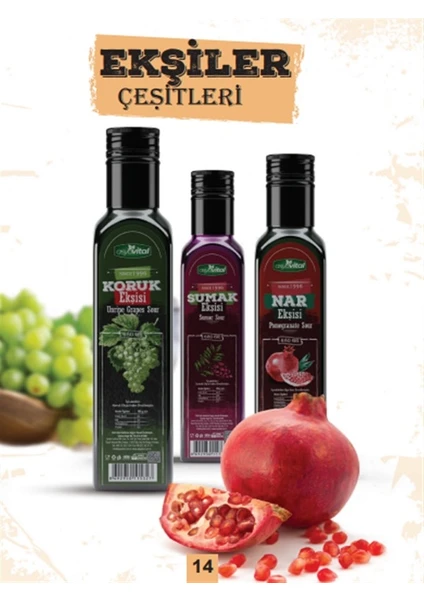 Asya Vital Nar, Koruk, Sumak Ekşileri 680 Gr.*3