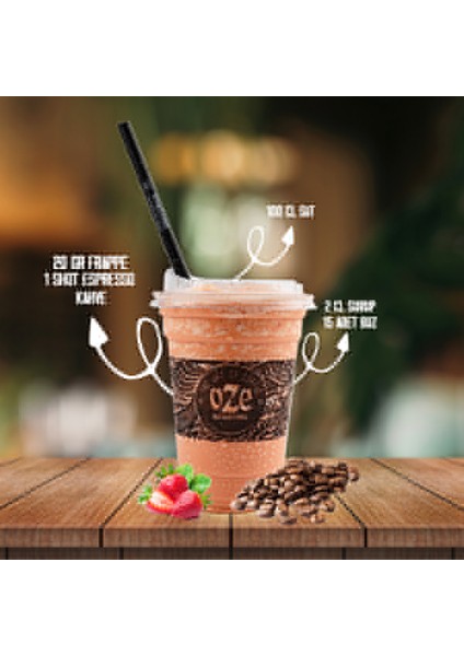 3'lü Frappe Tanışma Seti Frappe - Çilek/çikolata/mango