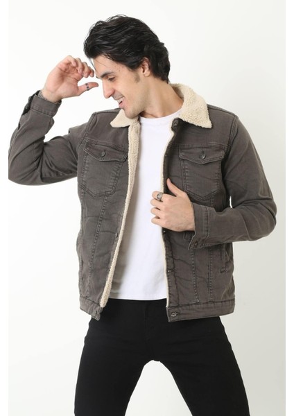 Erkek Içi Kürklü Kot Ceket fırsatları