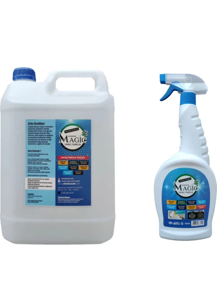 Cleaning Magic Sihirli Temizlik Yağ + Leke Sökücü 5lt + 750ML