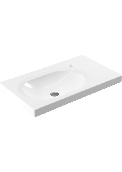 E.C.A Serel Sapphire 46X80 cm Etajerli Dolap Mobilya Uyumlu Lavabo SP35TXS110H