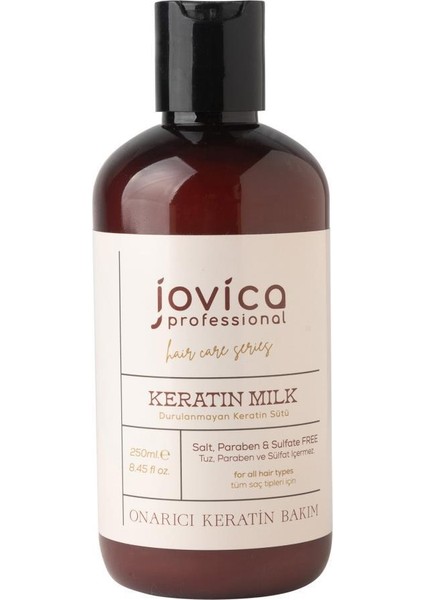 Düzleştirme Etkili Durulanmayan Paraben&Sülfat İçermeyen Keratin Sütü 250 ML