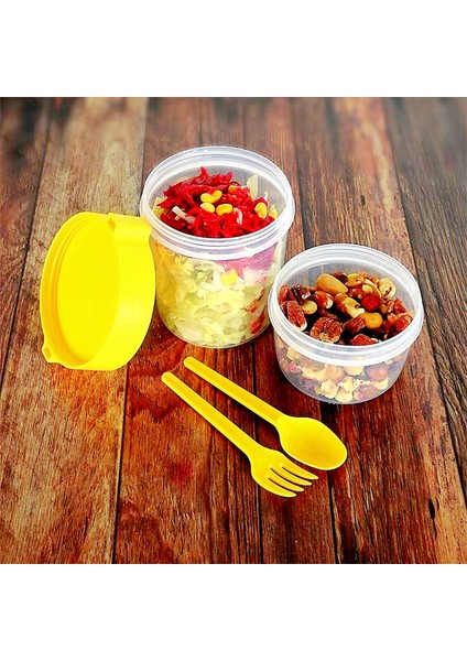 1100 ml Taken Go Müsli Kabı (AP-9453) Kırmızı