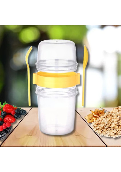 1100 ml Taken Go Müsli Kabı (AP-9453) Kırmızı