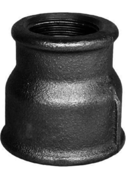 11/2"-1" Manşon Redüksiyon Siyah