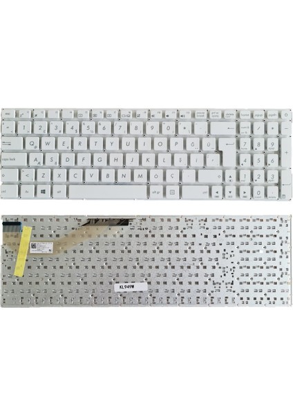 Asus X540, X540L, X540LJ X540S X540SA, X542SC Beyaz Klavye