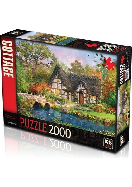 Ks Puzzle 2000 Parça The Stoney Brıdge Cottage Kır Evi