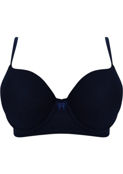 Liza 1019 Lacivert Nefes Alan Bayan Dolgusuz Sütyen