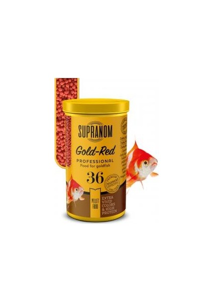 Japon Balık Yemi Gold-Red Pellet Food 250 ml