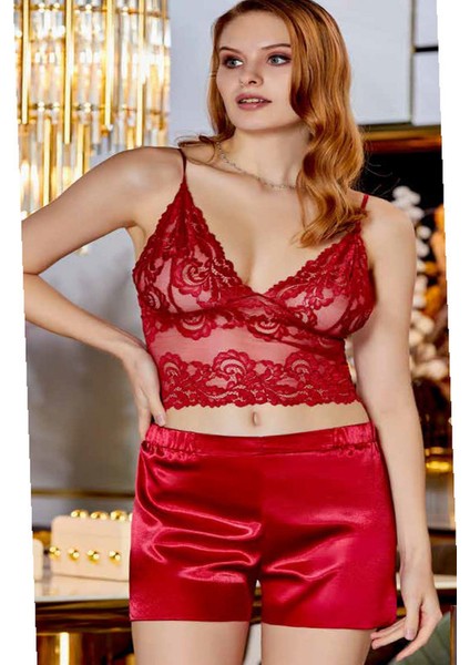 Saten Büstiyerli 4'lü Set indirimleri