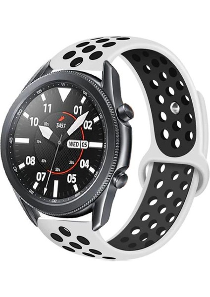 Huawei Gt2 46MM Krd-02 Suya Dayanıklı Delikli Renkli Silikon Kordon