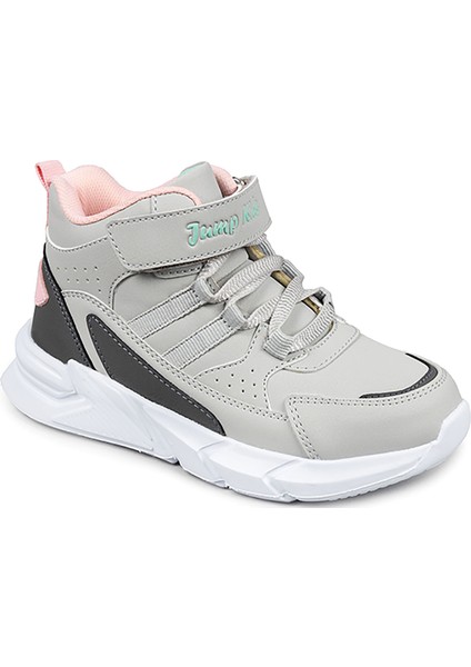 27823 Açık Gri - Pembe Kız Çocuk Spor Bot