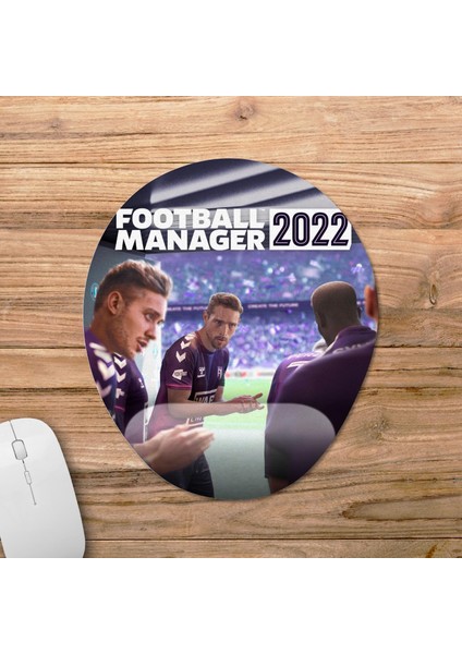 Football Manager 2022 Bilek Destekli Mousepad Model - 1 Oval
