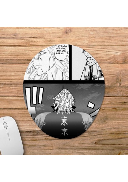 Tokyo Revengers Bilek Destekli Mousepad Model - 4 Oval
