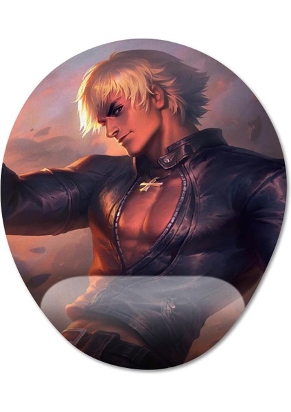 Mobile Legends Gusion Bilek Destekli Mousepad Model - 1 Oval