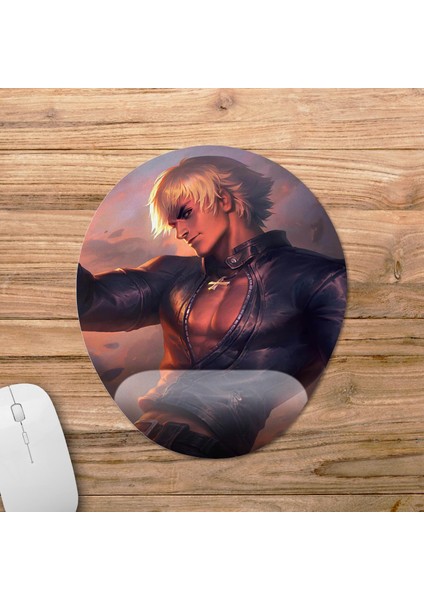 Mobile Legends Gusion Bilek Destekli Mousepad Model - 1 Oval