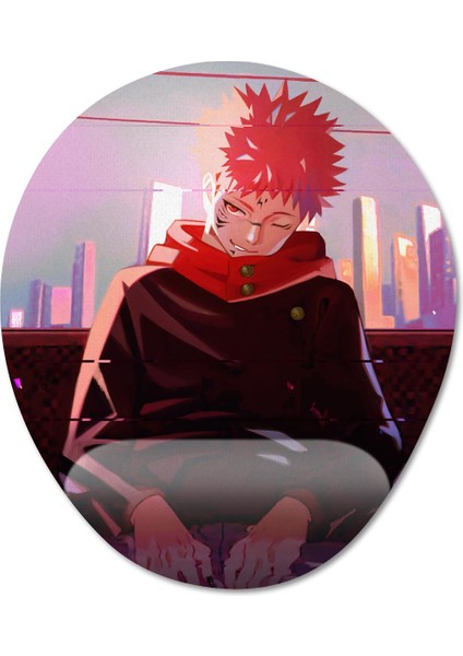 Jujutsu Kaisen Bilek Destekli Mousepad Model - 3 Oval