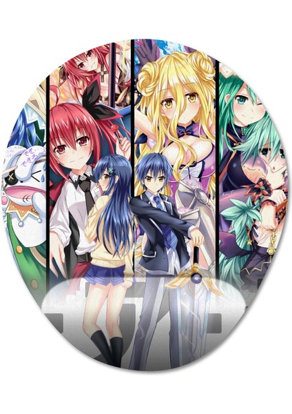 Date A Live Bilek Destekli Mousepad Model - 4 Oval