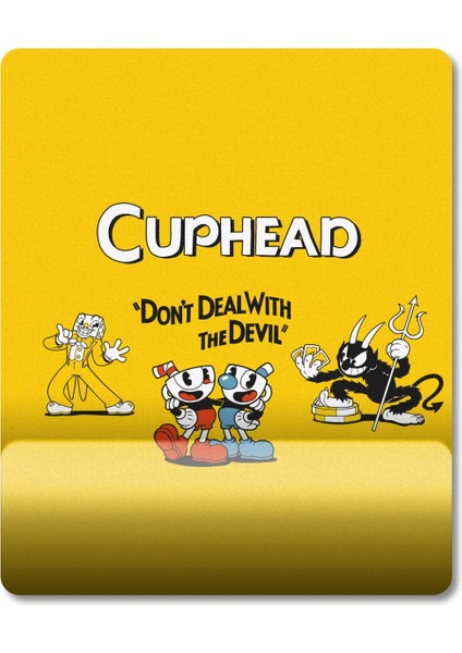 Cuphead Bilek Destekli Mousepad Model - 1