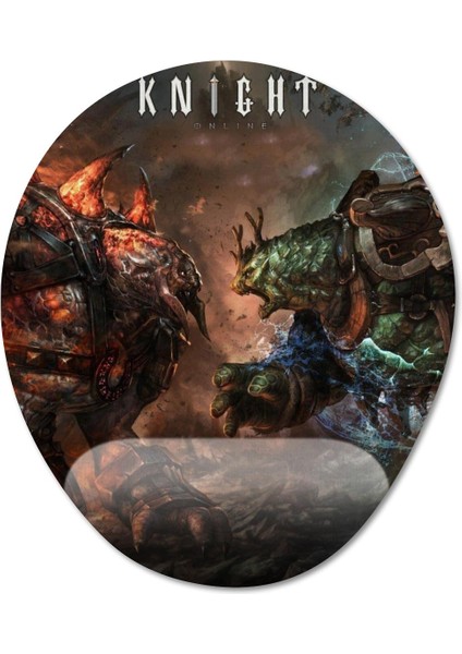 Knight Online Bilek Destekli Mousepad Model - 1 Oval