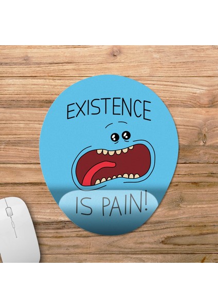 Rick And Morty Bilek Destekli Mousepad Model - 6 Oval