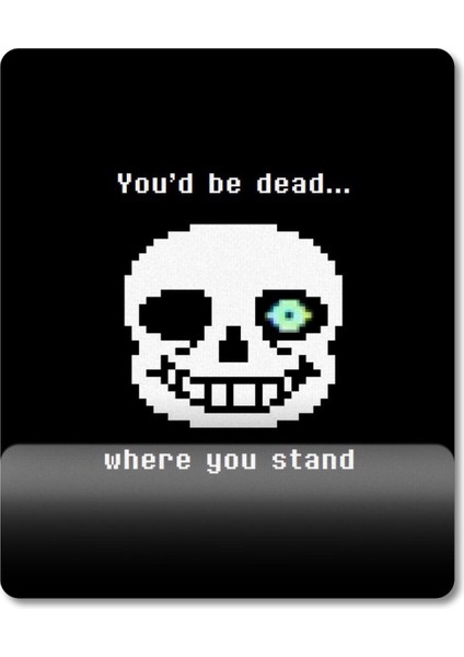 Undertale Bilek Destekli Mousepad Model - 2