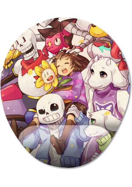 Undertale Bilek Destekli Mousepad Model - 3 Oval
