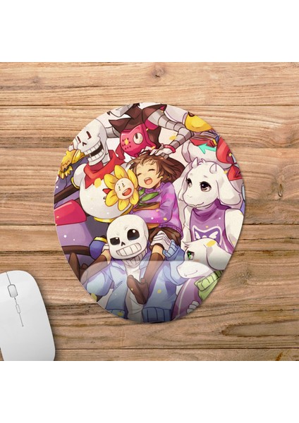 Undertale Bilek Destekli Mousepad Model - 3 Oval