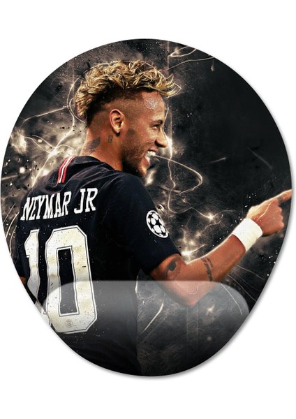 Neymar Bilek Destekli Mousepad Model - 2 Oval