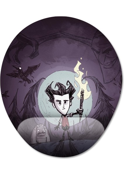 Don't Starve Bilek Destekli Mousepad Model - 1 Oval