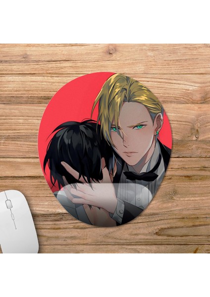 Banana Fish Bilek Destekli Mousepad Model - 2 Oval