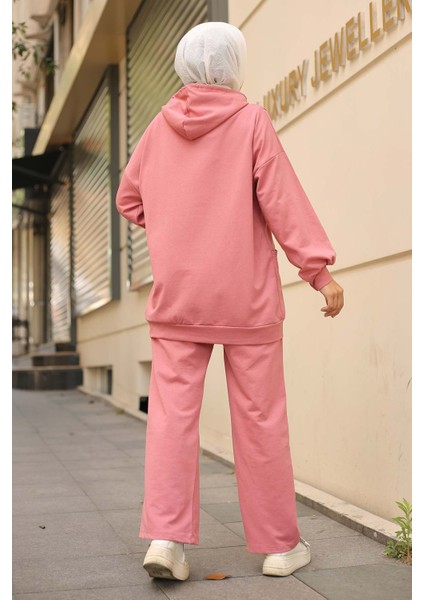 Pudra Önü Etiketli İki İplik Tesettür Takım fırsatları