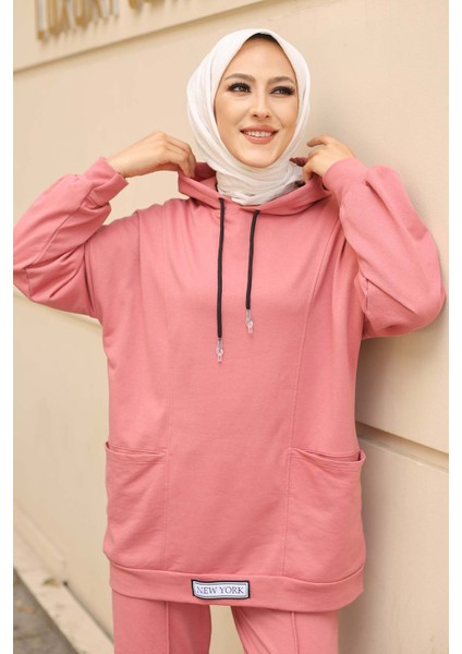 Pudra Önü Etiketli İki İplik Tesettür Takım indirimleri