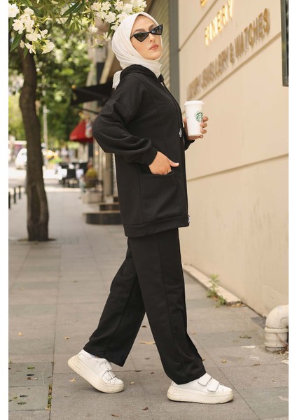 Siyah Önü Etiketli İki İplik Tesettür Takım fiyatları