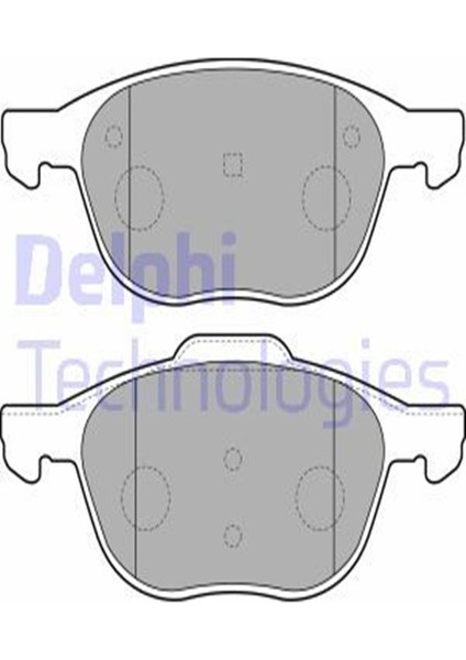 LP1869 On Fren Balatasi Mazda 3 03- Mazda 3 09- Mazda 5 05- Mazda 5 10- Focus Iı 04 /- Focus Iı C Max 04-07 C Max 07 /- Focus Iıı 11 /- 1.6eco / 1.6tdci / 1.8tdci 1223682 3M512K021AA (WA367992)